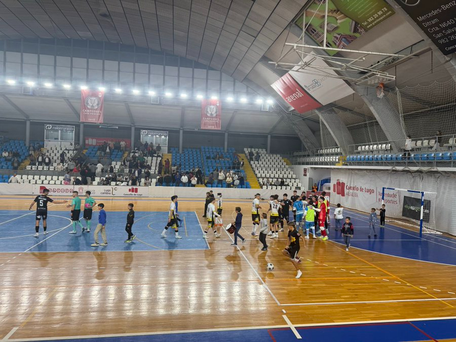 Al Salamanca FS se le escapa el triunfo en Lugo a 22 segundos para el final (1-1)