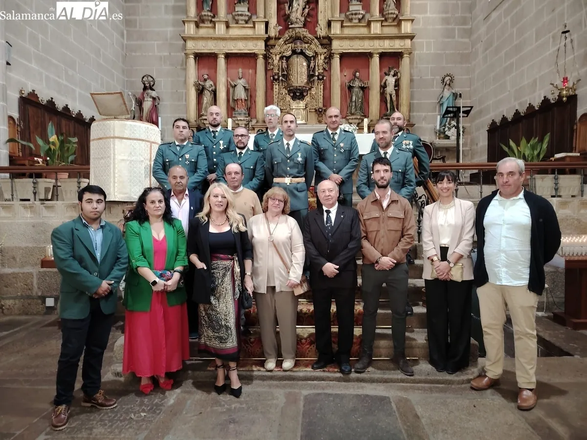 Actos de la guardia Civil en Lumbrales