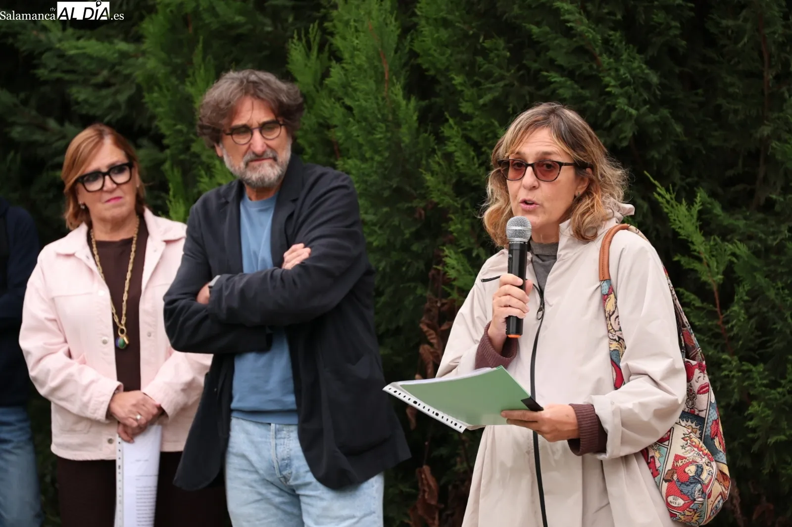 Salamanca recuerda a los 15 fusilados en la tapia del cementerio | Fotos: David Sañudo