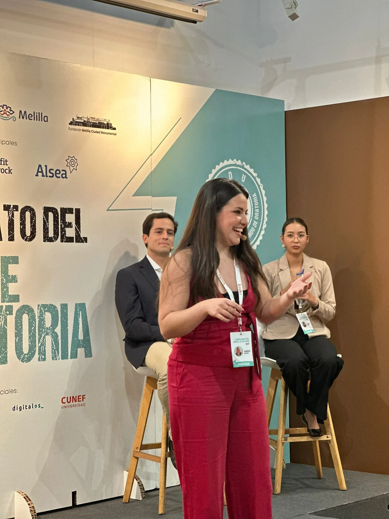 Andrea Machuca, alumna de la USAL, entre las tres mejores oradoras del mundo 