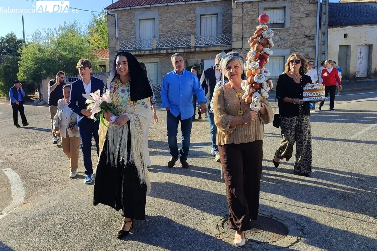 Las Madrinas de Bogajo fueron este año en honor al Niño Jesús por ser mozas solteras / CORRAL