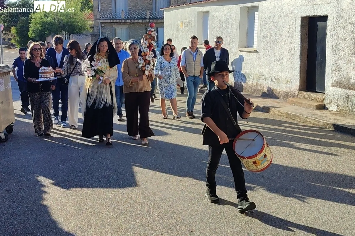 Las Madrinas de Bogajo fueron este año en honor al Niño Jesús por ser mozas solteras / CORRAL