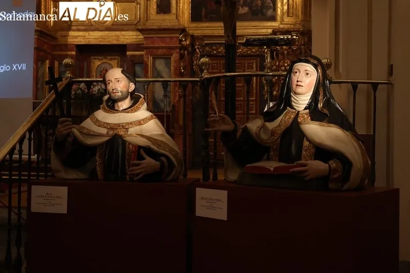 Foto 9 - Alba de Tormes recupera el esplendor de las esculturas de Santa Teresa y San Juan de la Cruz de la Orden de Carmelitas Descalzos