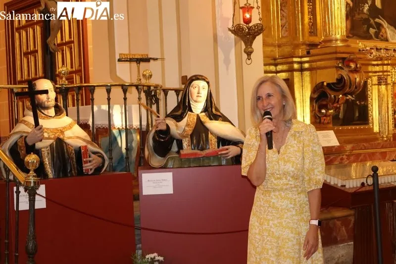 Foto 4 - Alba de Tormes recupera el esplendor de las esculturas de Santa Teresa y San Juan de la Cruz de la Orden de Carmelitas Descalzos