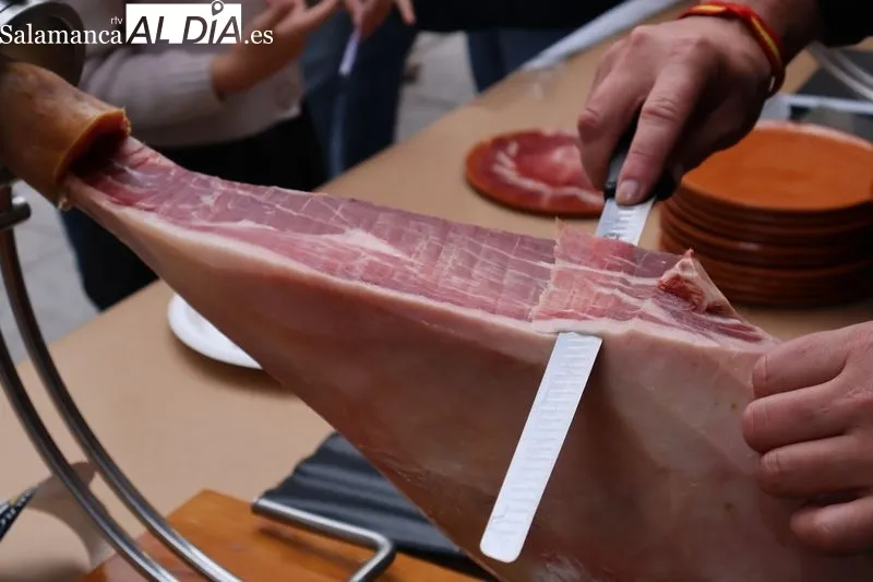 Foto 9 - Solidaridad y tradici&oacute;n en la Feria del Barro: m&aacute;s de 1.800 euros recaudados en el corte de jam&oacute;n solidario