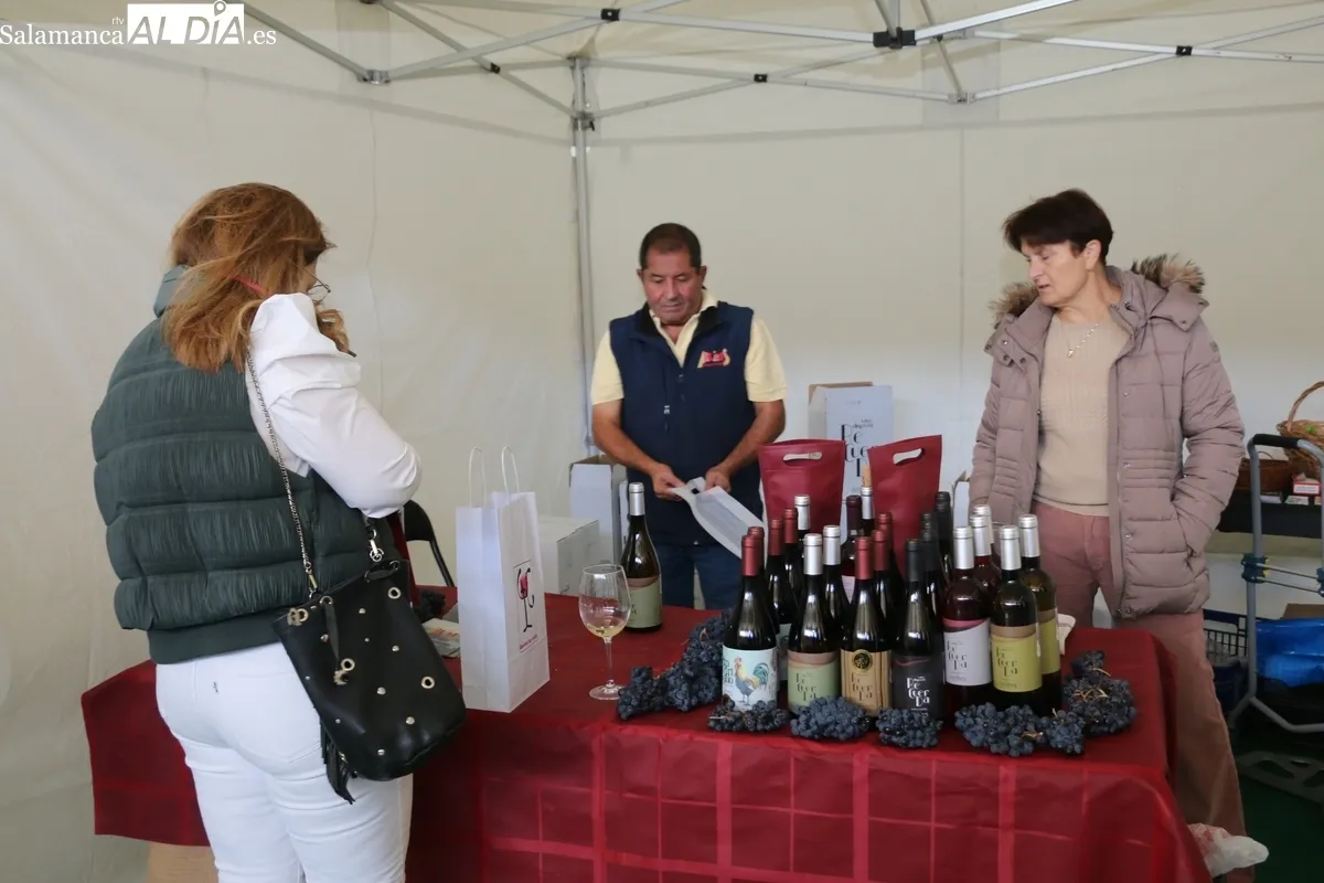 Este domingo uno de los momentos centrales era la cata de vinos de la D.O. Arribes guiada por Javier Ramos / CORRAL