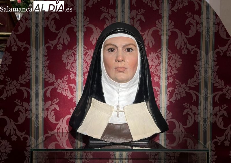 El nuevo rostro a color de Santa Teresa en Alba de Tormes
