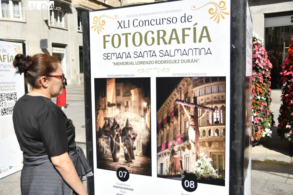 Fotos del cartel de la Semana Santa 2026: exposición en la Plaza del Liceo