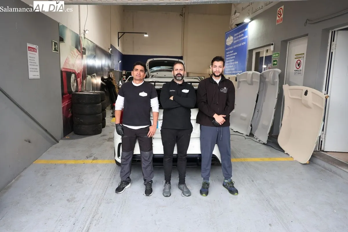 Julián Wash Car en la Calle Caño de las Pimientas, 50, en el Polígono Industrial de Los Villares. Foto de David Sañudo
