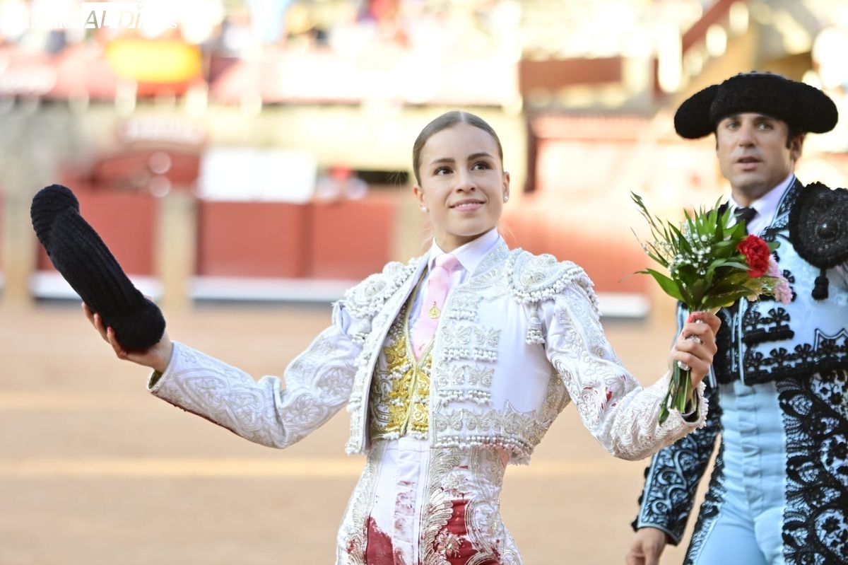 Olga Casado, novillera triunfadora de la Feria de Salamanca