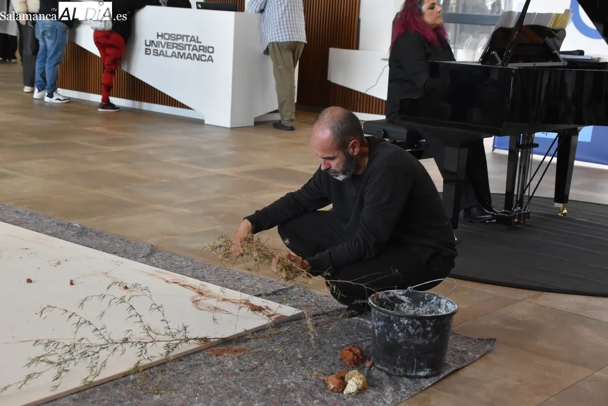 'Latidos de barro' en el Hospital de Salamanca | Fotos: T.S.