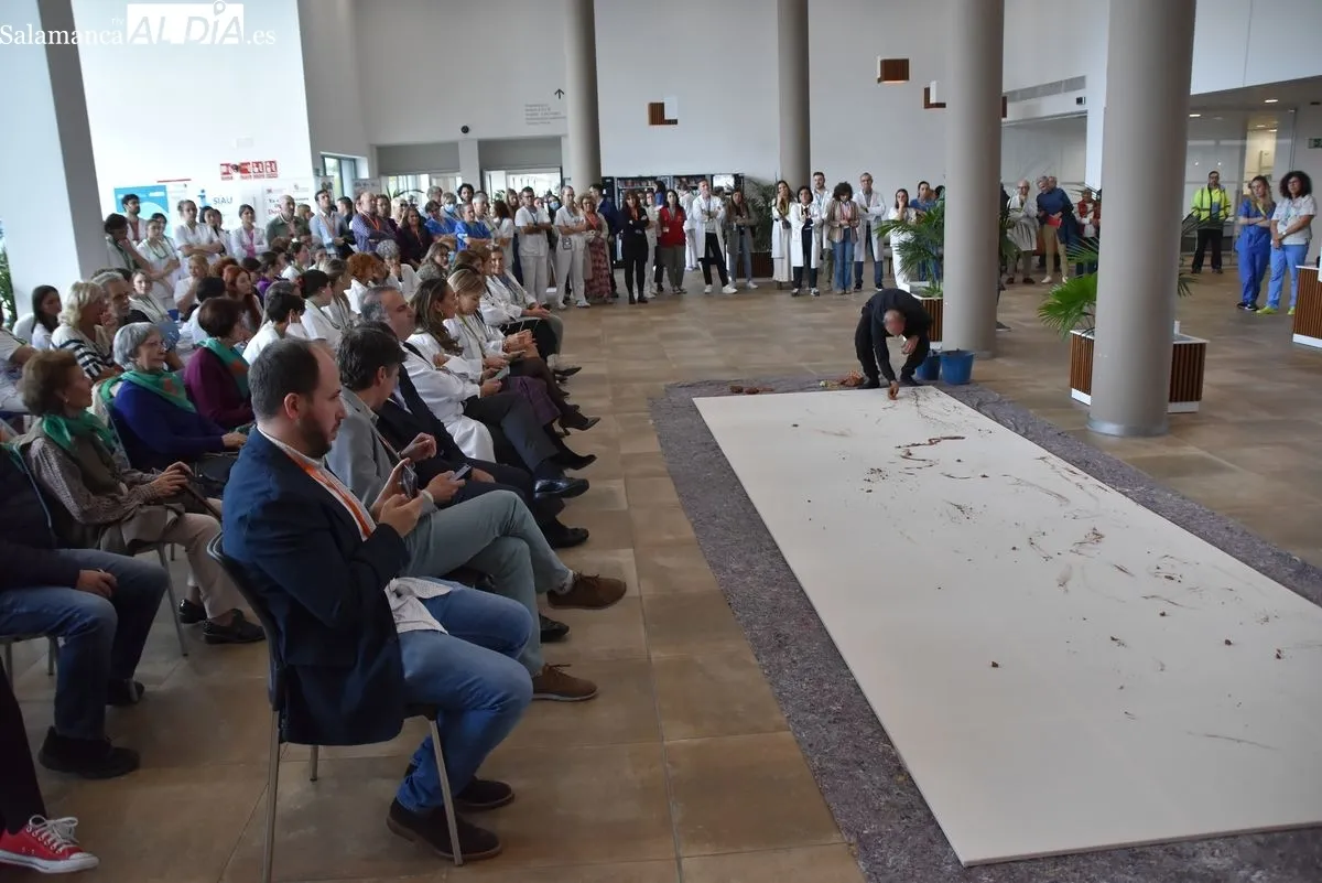 'Latidos de barro' en el Hospital de Salamanca | Fotos: T.S.