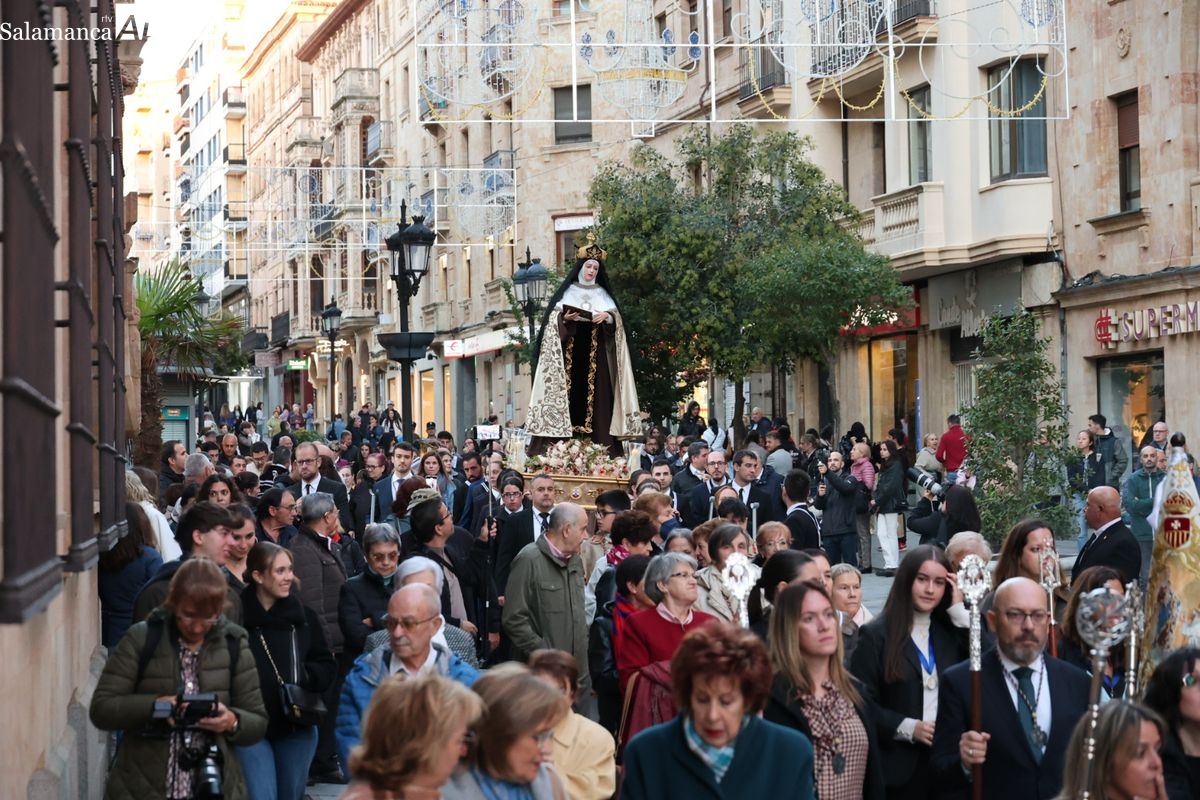 Procesión de Santa Teresa en Salamanca: recorrido y horario
