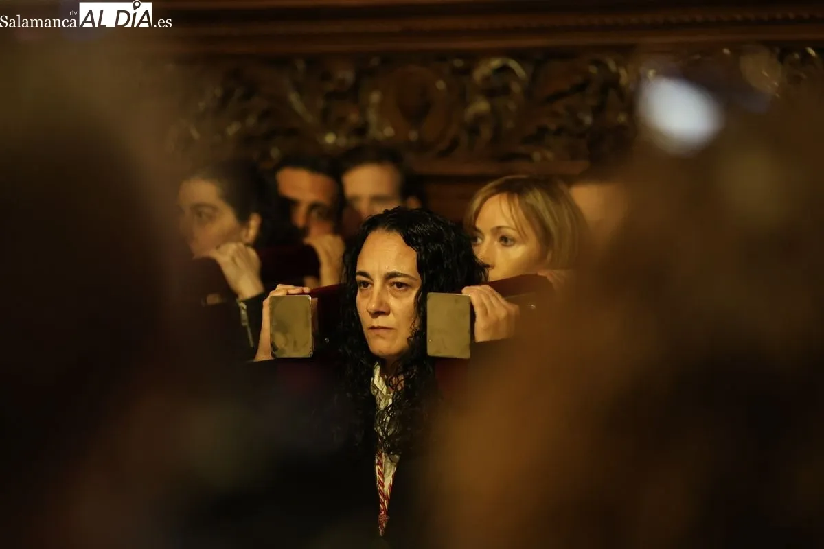 Procesión extraordinaria del Cristo de la Agonía en Salamanca. Foto: David Sañudo