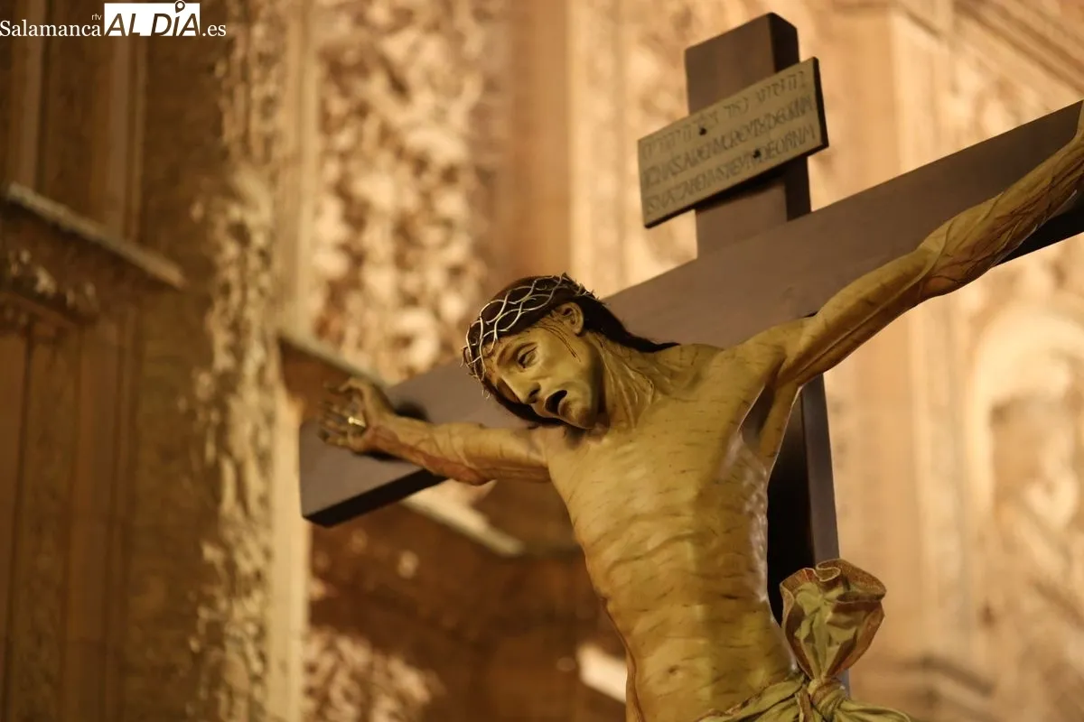 Procesión extraordinaria del Cristo de la Agonía en Salamanca. Foto: David Sañudo