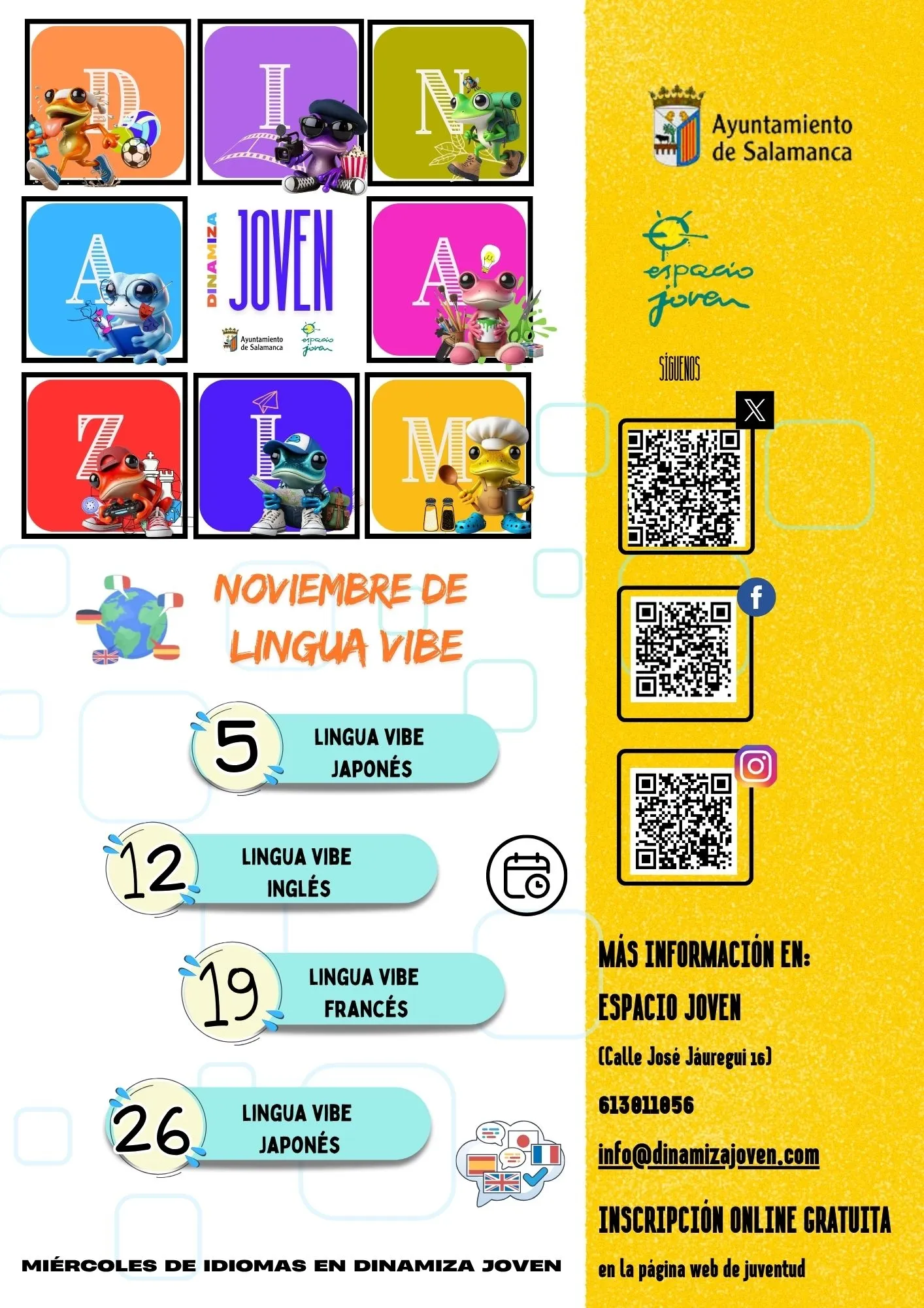 Foto 3 - El programa Dinamiza Joven de noviembre ofrece actividades gratuitas para j&oacute;venes en Salamanca