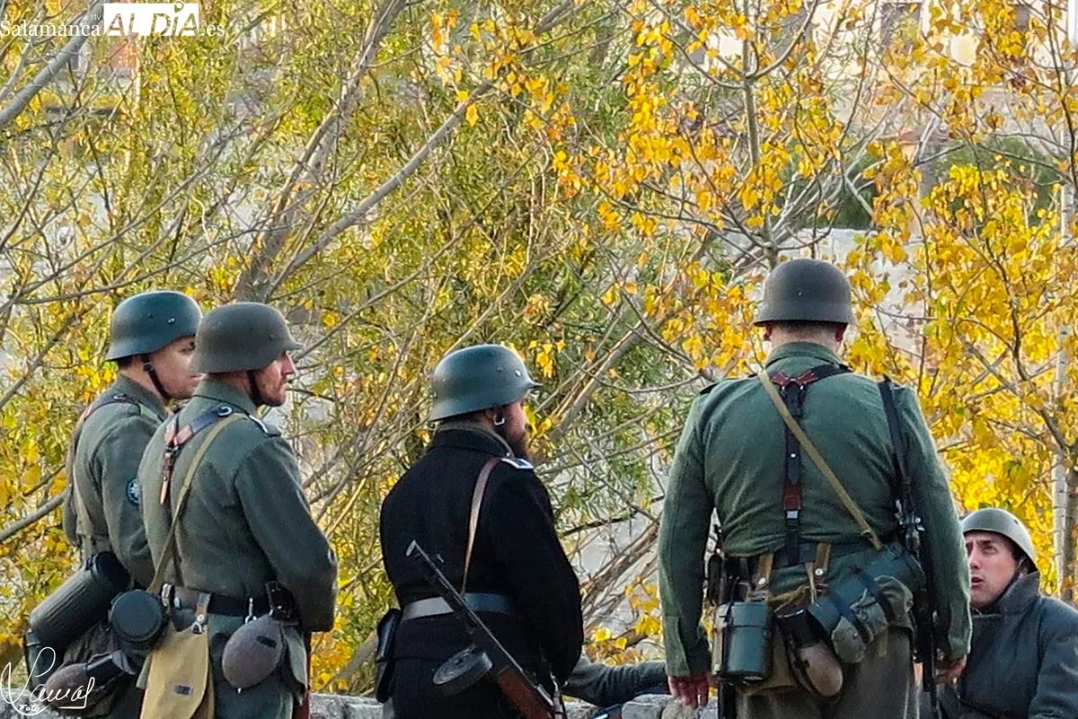Recreación histórica de la Batalla de Stalingrado, realizada en Zamora. Foto de Manuel Lamas