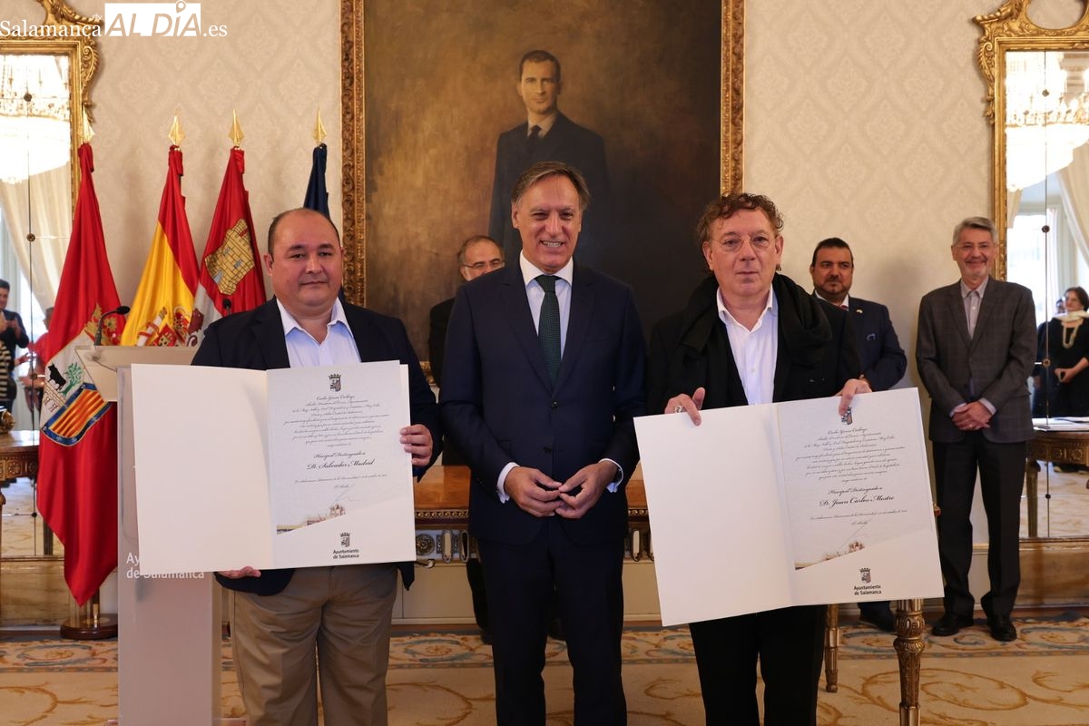 Salamanca nombra Huéspedes Distinguidos a Mestre y Madrid