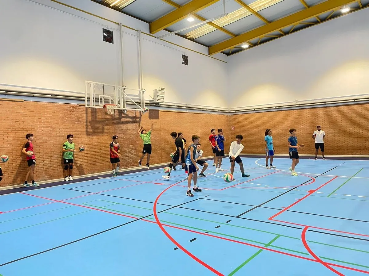 Entrenamientos del Club Voleibol Salamanca