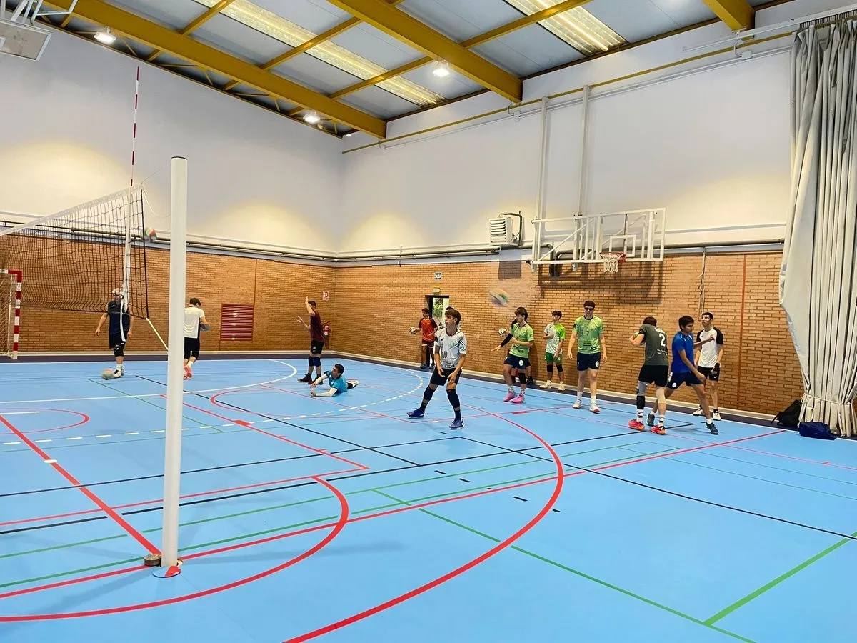Entrenamientos del Club Voleibol Salamanca