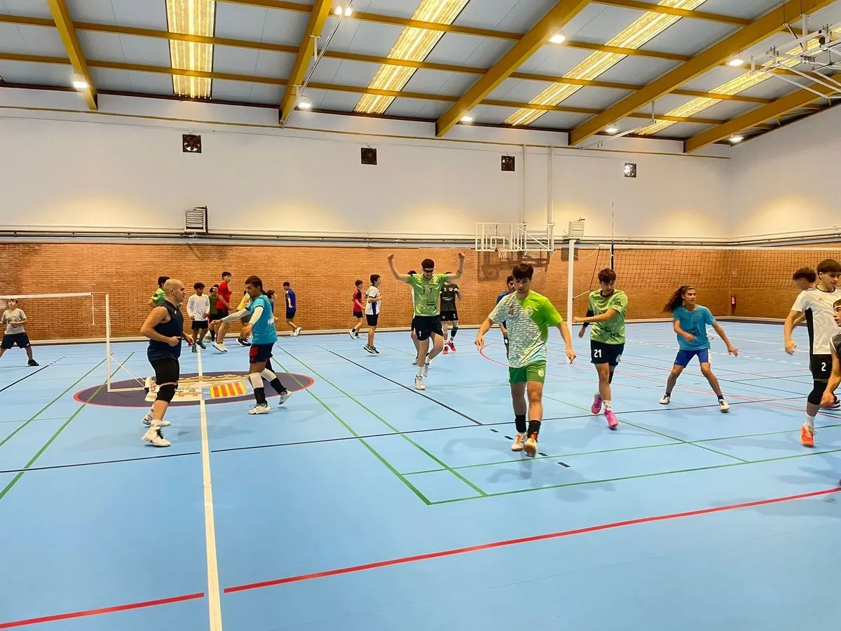 Entrenamientos del Club Voleibol Salamanca