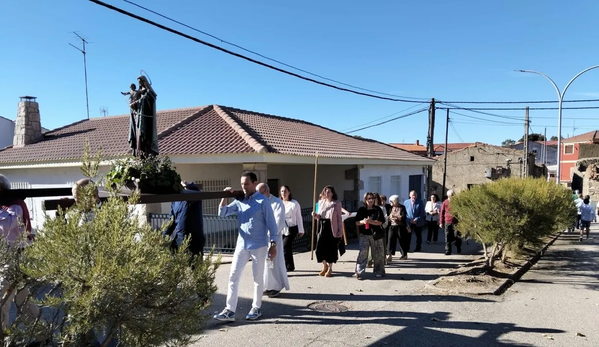 Celebración de la Virgen del Rosario en Cerralbo