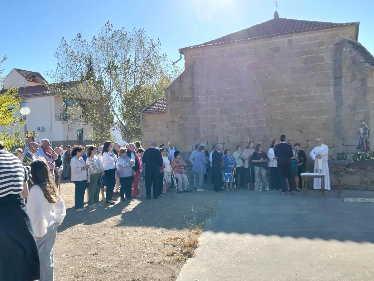 Celebración de la Virgen del Rosario en Cerralbo