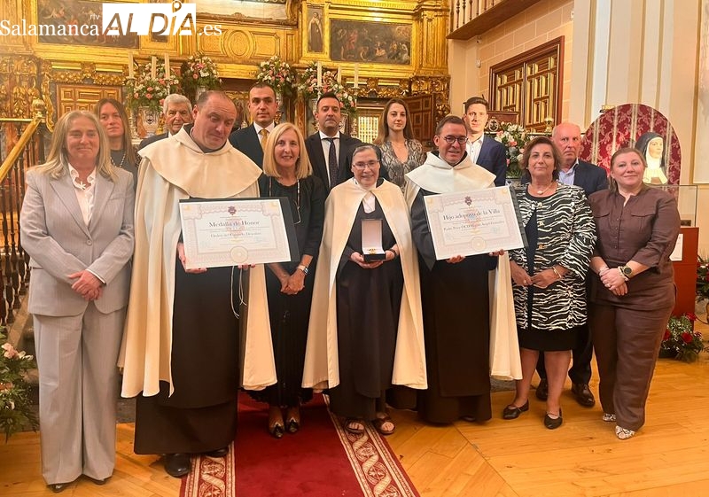 El Carmelo Descalzo recibe la Medalla de Honor de Alba de Tormes