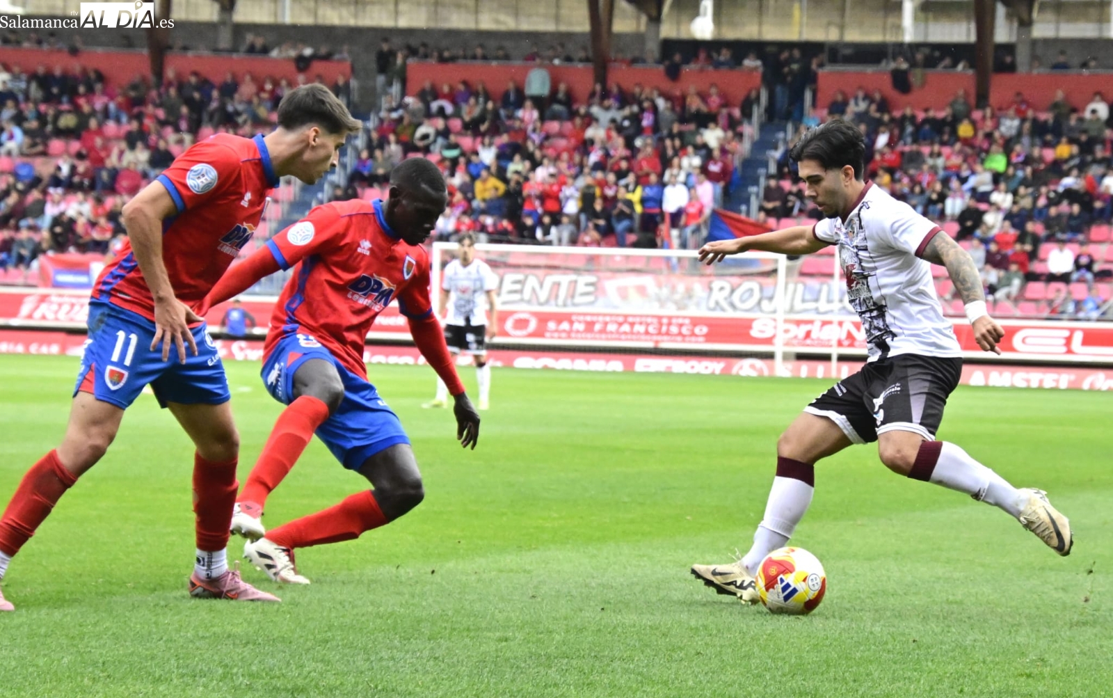 FOTOS | El Salamanca UDS se duerme dos veces en Soria y pierde con el Numancia (3-1)