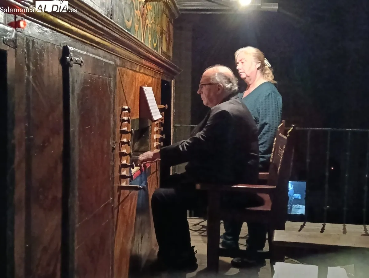 Concierto del organista Frank Heye en la iglesia parroquial de Lumbrales 