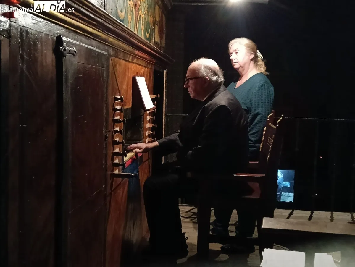Concierto del organista Frank Heye en la iglesia parroquial de Lumbrales 