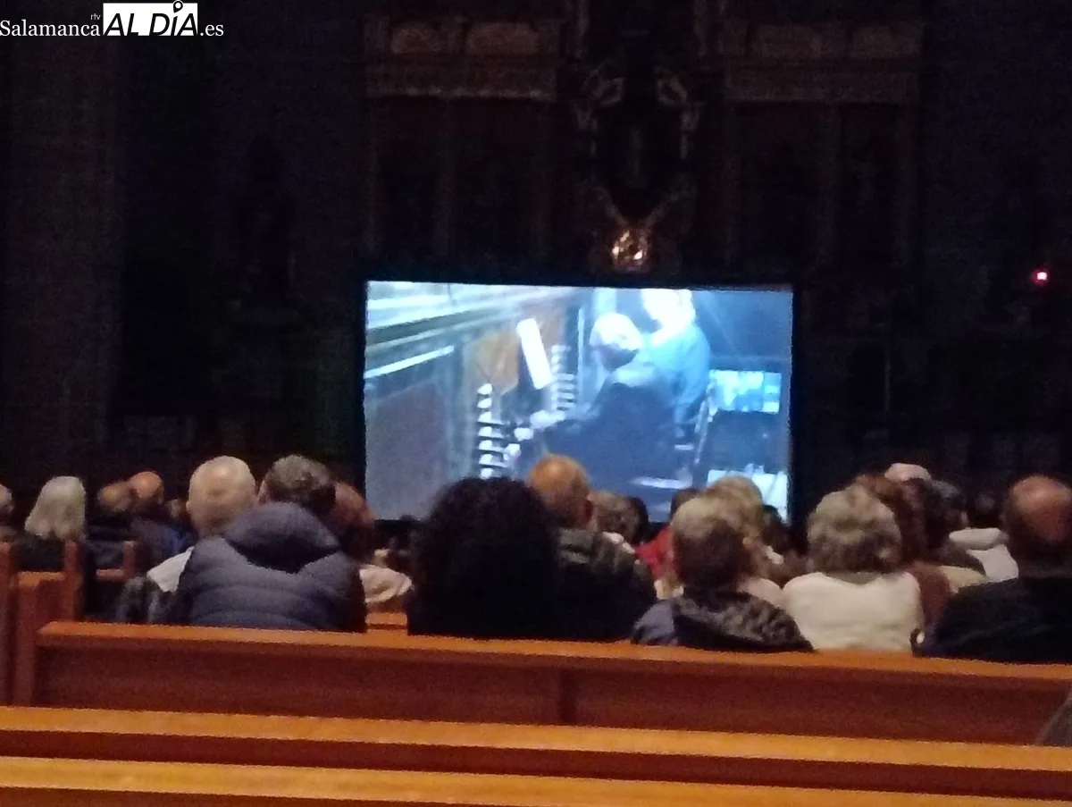 Concierto del organista Frank Heye en la iglesia parroquial de Lumbrales 