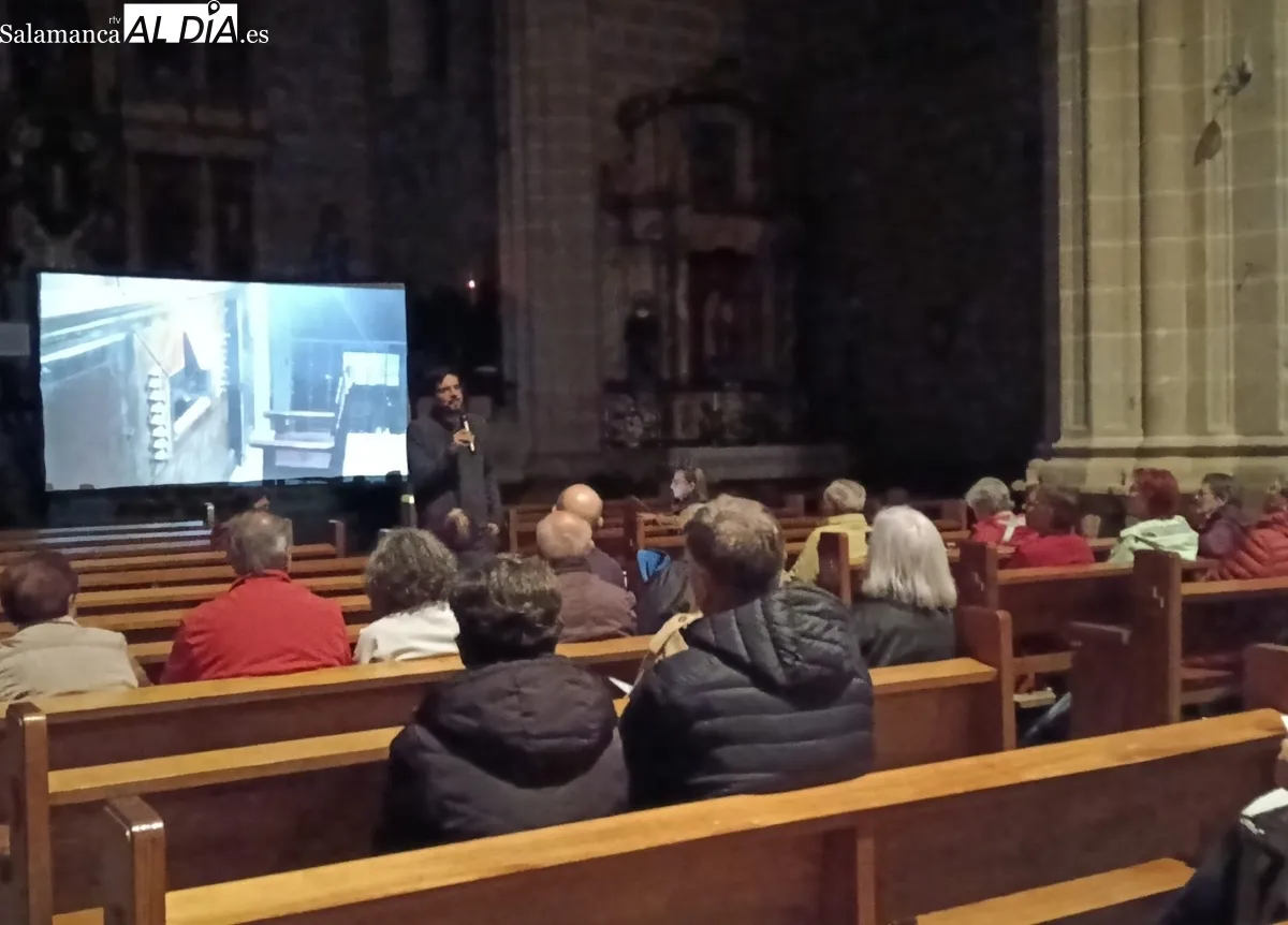Concierto del organista Frank Heye en la iglesia parroquial de Lumbrales 