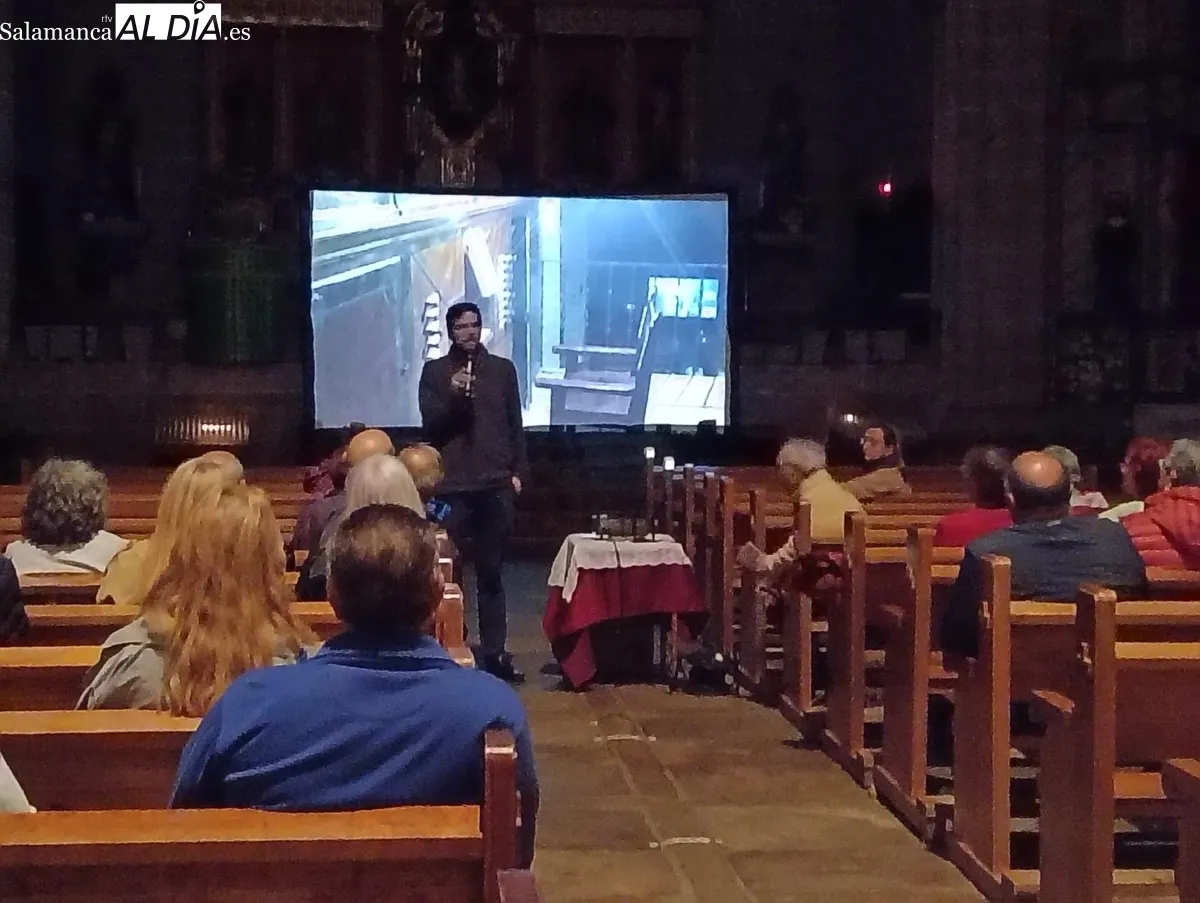 Concierto del organista Frank Heye en la iglesia parroquial de Lumbrales 