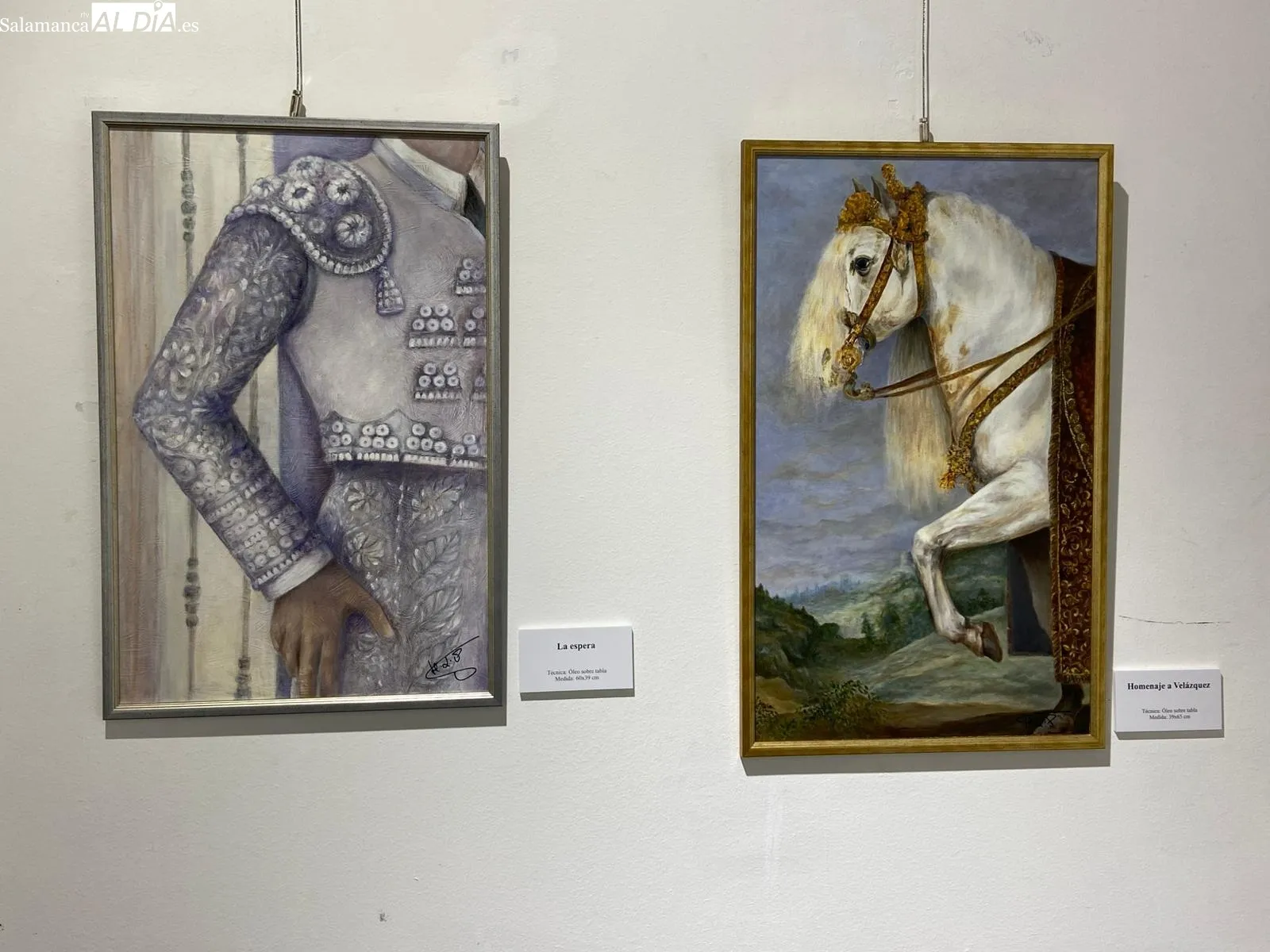 El Casino de Salamanca expone la obra figurativa de la pintora María Luisa Pareja | FOTOS: Vanesa Martins 