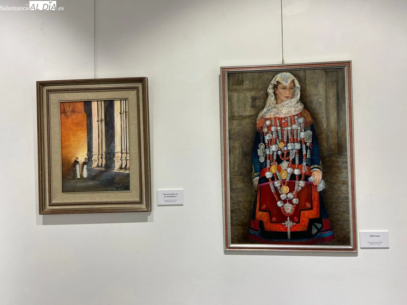 El Casino de Salamanca expone la obra figurativa de la pintora María Luisa Pareja | FOTOS: Vanesa Martins 