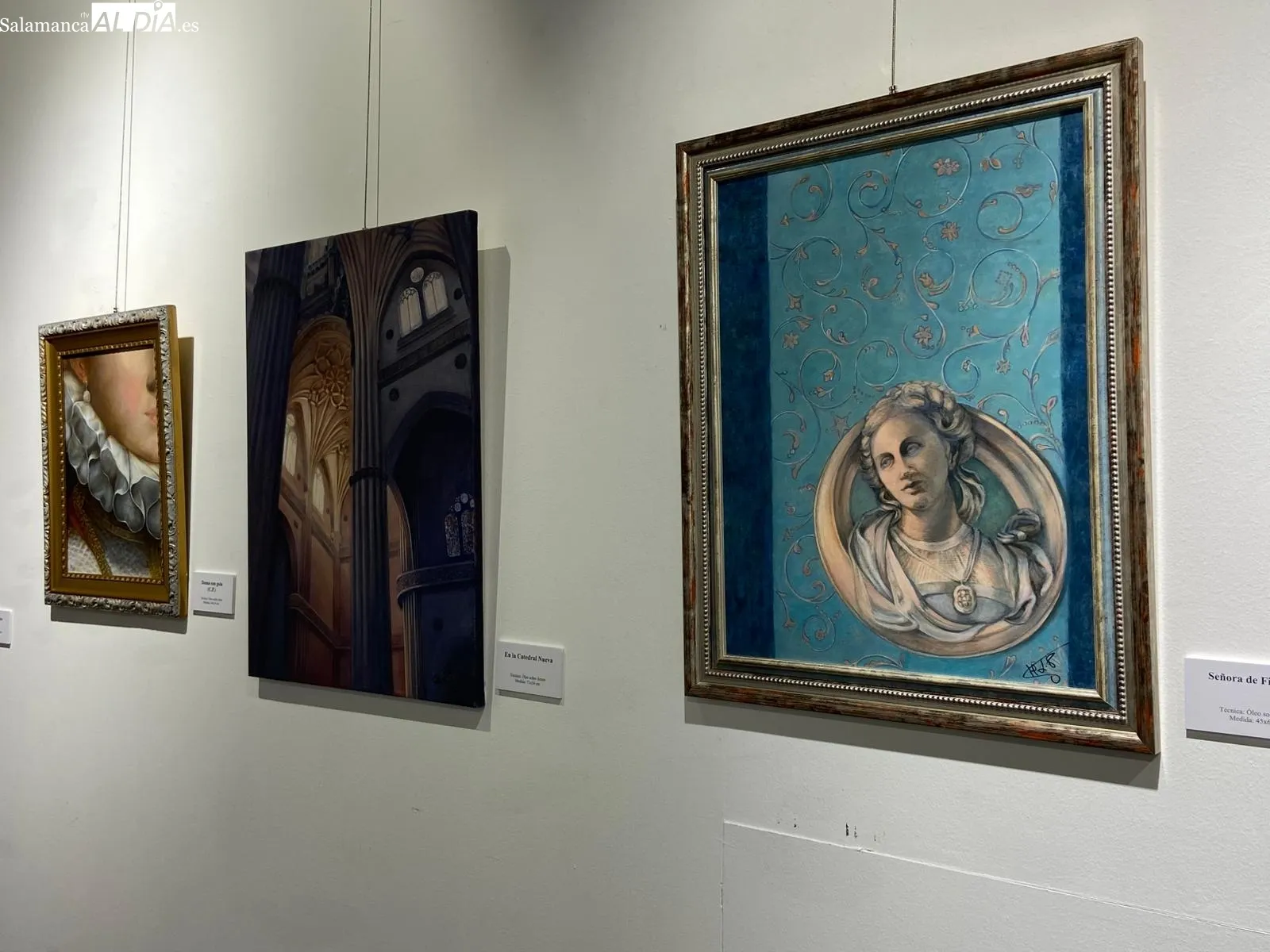 El Casino de Salamanca expone la obra figurativa de la pintora María Luisa Pareja | FOTOS: Vanesa Martins 
