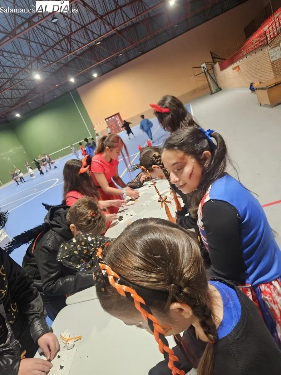 Celebración de Halloween por los más pequeños en Lumbrales