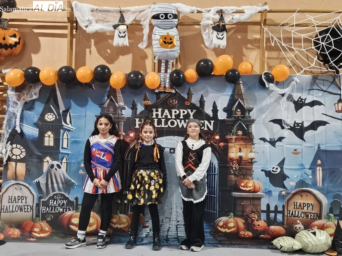 Celebración de Halloween por los más pequeños en Lumbrales