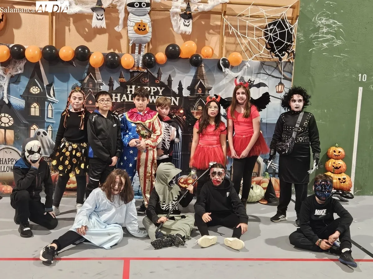 Celebración de Halloween por los más pequeños en Lumbrales
