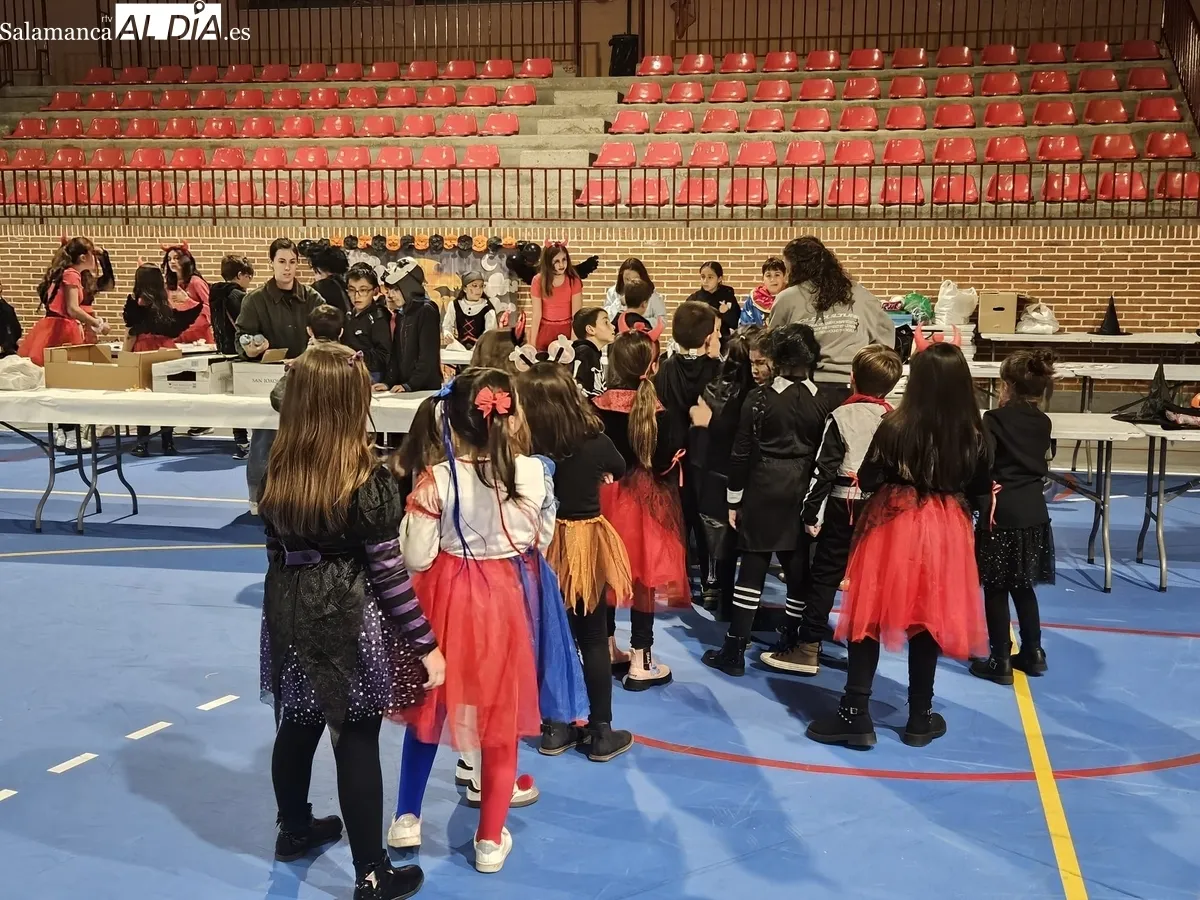 Celebración de Halloween por los más pequeños en Lumbrales