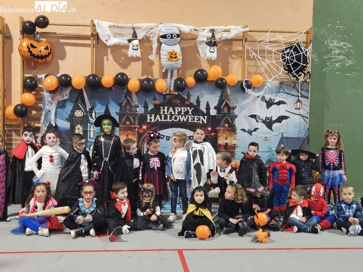 Celebración de Halloween por los más pequeños en Lumbrales