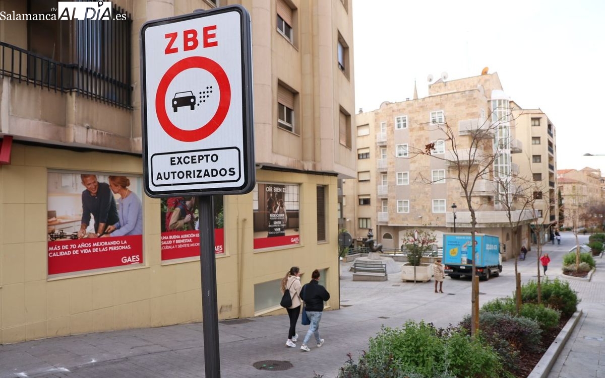 Multas en la zona peatonal de Salamanca: sanciones de 100€