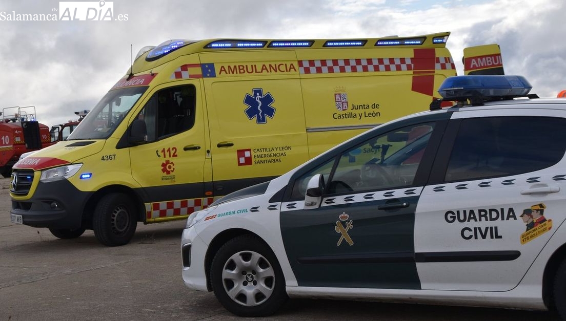 Accidente en la A-62 en Salamanca: herida una mujer de 51 años