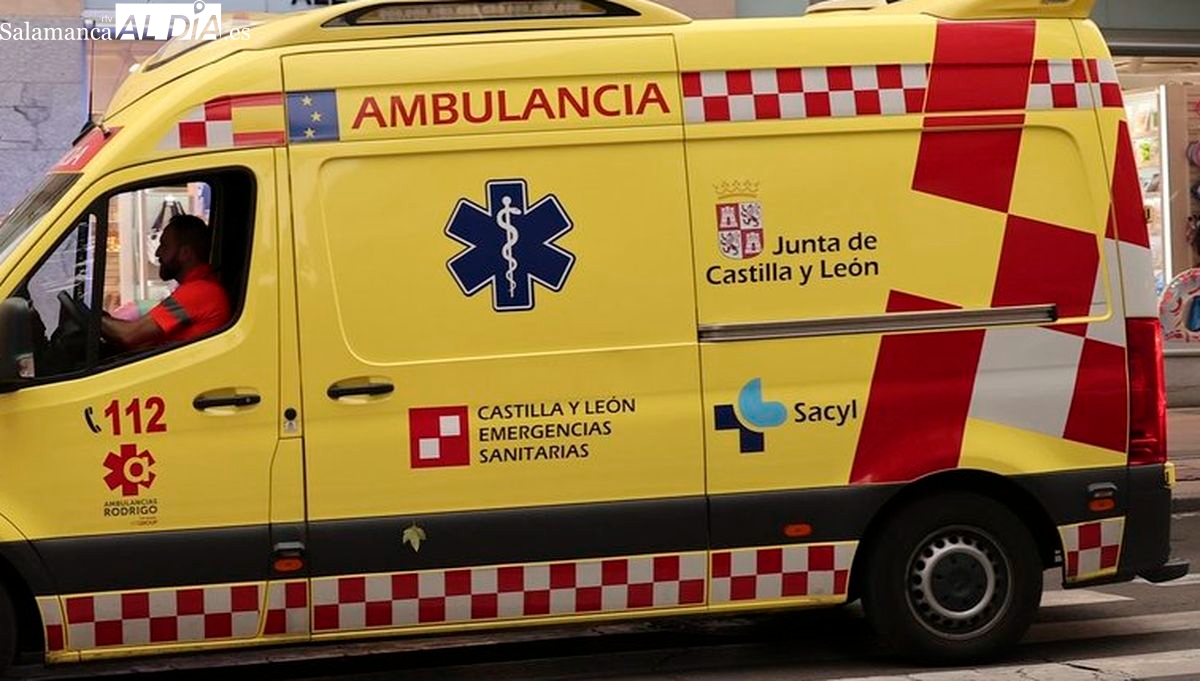 Herido un motorista en una colisión en la avenida Río Tormes