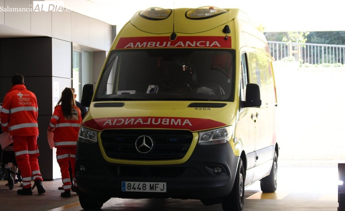 Ciclista herido en Salamanca tras chocar con una furgoneta