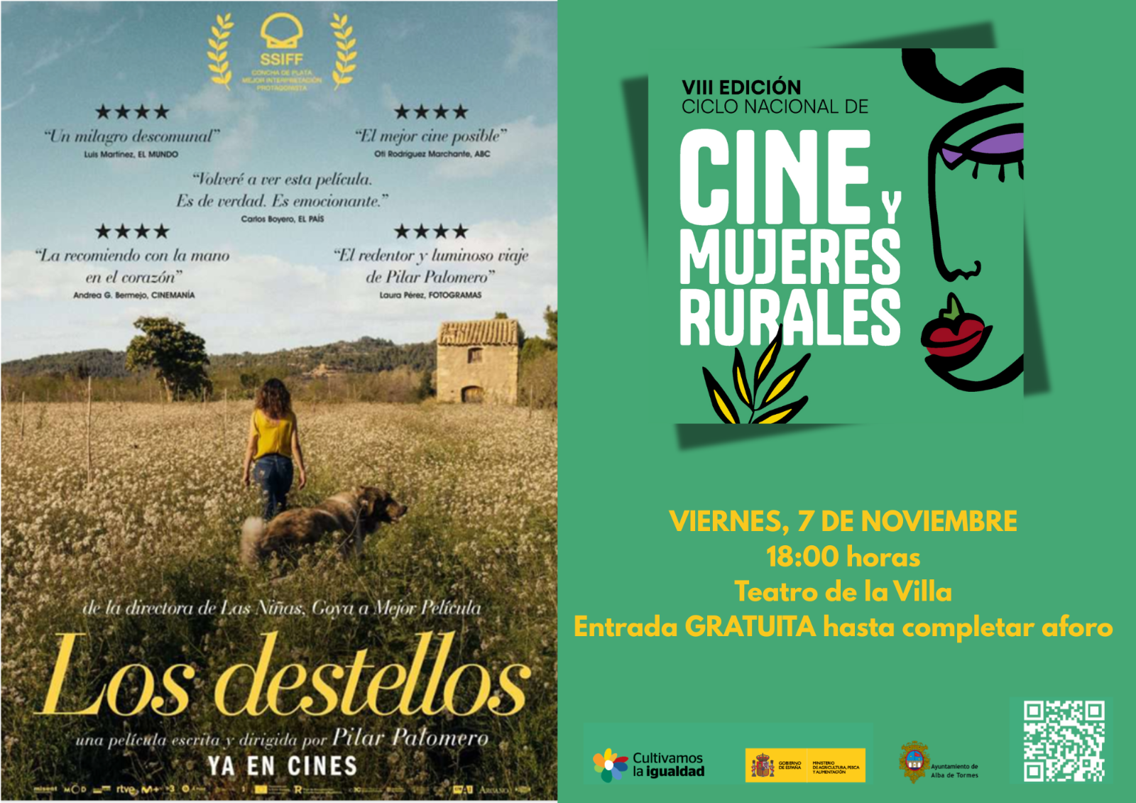 Cine sobre la mujer rural en Alba de Tormes: Los Destellos