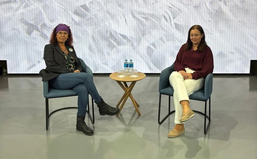 Araceli Salas, fundadora de Disfam, y María Jesús Moreta, presidenta de Disfam Salamanca