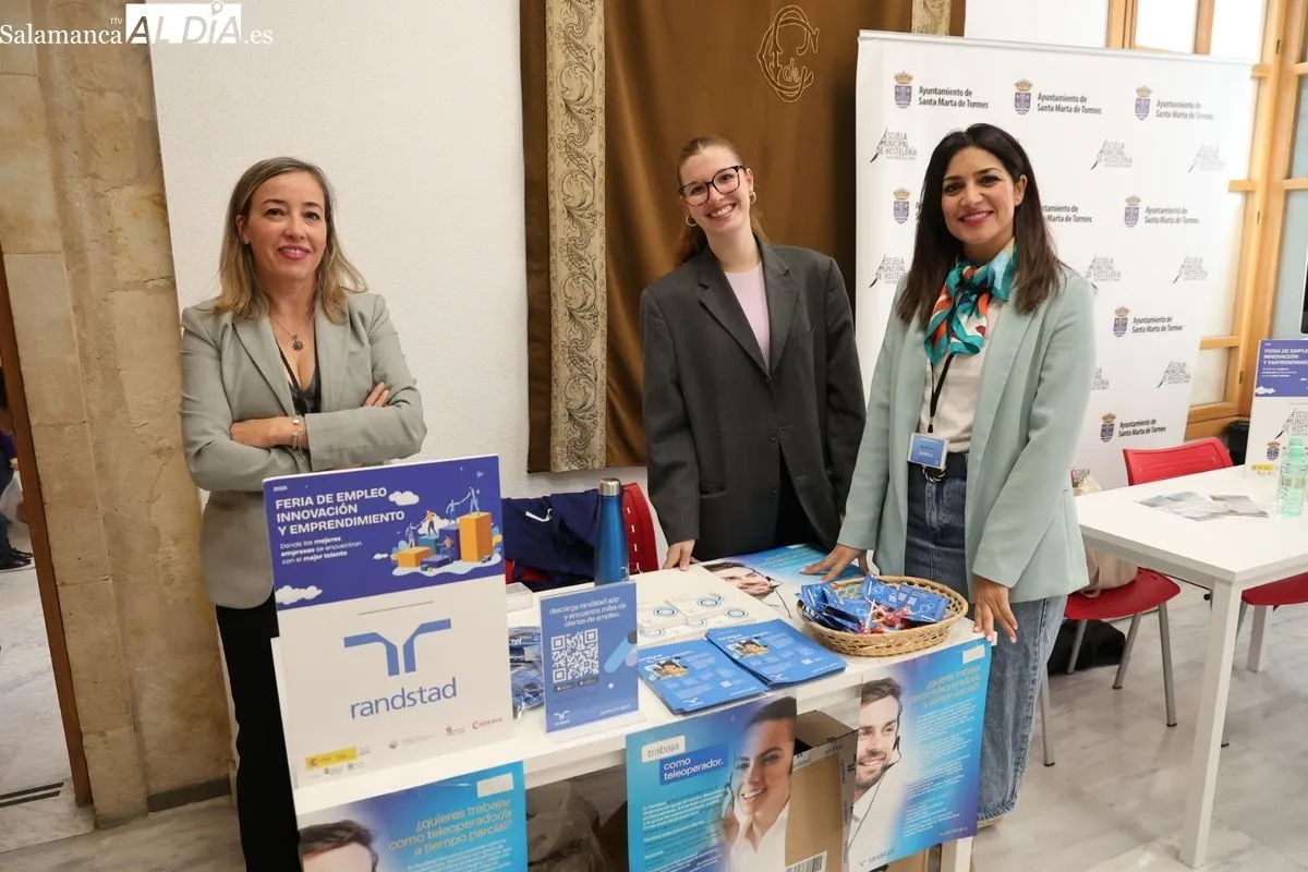 Feria de Empleo de Salamanca en la Cámara de Comercio. Foto de David Sañudo
