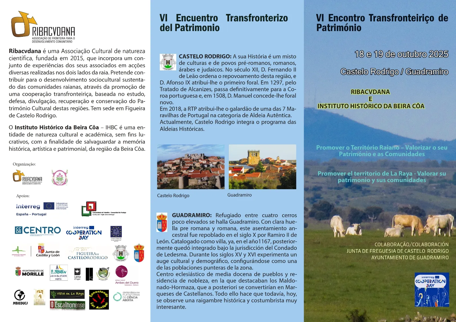 Foto 4 - Castelo Rodrigo y Guadramiro refuerzan sus lazos con el VI Encuentro Transfronterizo del Patrimonio